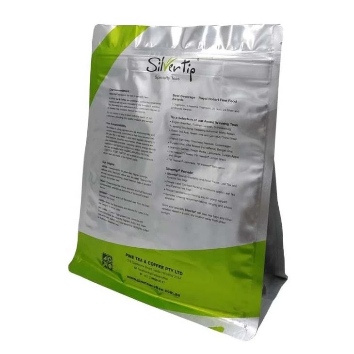 Aluminum Foil Stand-up Flat Bottom Bags
